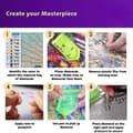 Miniatyrbild 5 av 7: Bomclap Diamantmålning Kit för vuxna - Diamantkonst Strand - DIY Paint by Numbers för vuxna beginner. Full Drill Diamant Dotsmålningar, Bildkonst