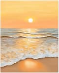 Miniatyrbild 1 av 7: Bomclap Diamantmålning Kit för vuxna - Diamantkonst Strand - DIY Paint by Numbers för vuxna beginner. Full Drill Diamant Dotsmålningar, Bildkonst