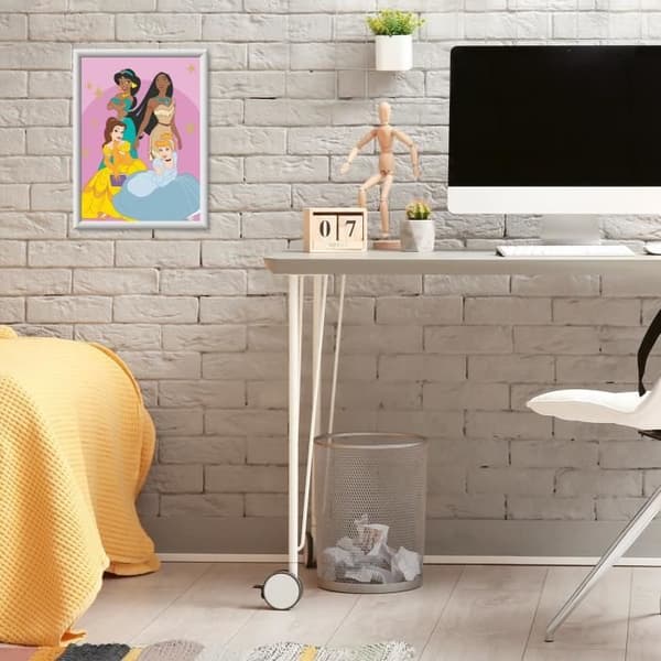 CreArt Kids 18x24cm Disney Prinsesse, Mal efter tal-sæt, Alder 7+, 25843, Ravensburger