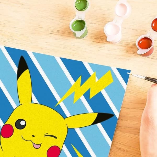 CreArt Kids 18x24cm Pikachu Blixt, Målarset med siffror, Från 7 År, 25905, Ravensburger