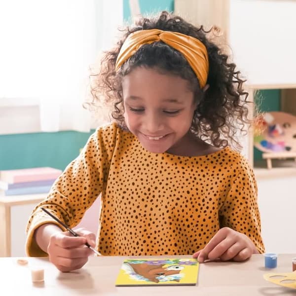 CreArt Kids 18x24cm Blommig Häst, Målarset med Nummer, Konstnummer, Ålder 7+, 25906, Ravensburger