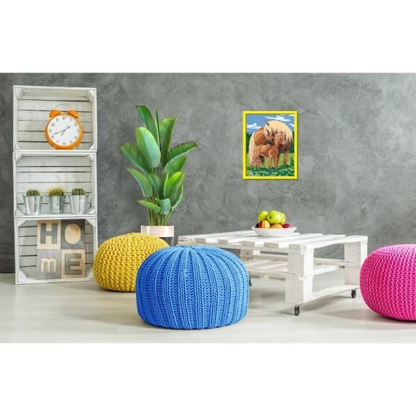 CreArt Kids 31x21cm Stolte Heste, Malesæt efter Tal, Kunstnummer, Alder 7+, 25850, Ravensburger