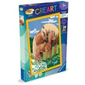 Miniatyrbillede 5 af 5: CreArt Kids 31x21cm Stolte Heste, Malesæt efter Tal, Kunstnummer, Alder 7+, 25850, Ravensburger