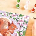 Miniatyrbillede 5 af 6: CreArt Kids 18x24cm Egern om foråret, Mal efter nummer-sæt, fra 9 år, 25837, Ravensburger