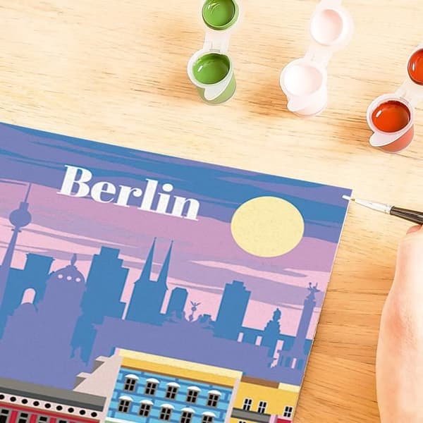 CreArt 24x30 cm Berlin, Voksen, Mal efter tal, 25521, Ravensburger
