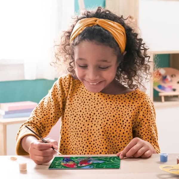 CreArt Kids 31x21cm Papukaijat, Maalaa numeroiden mukaan -setti, Ikä 7+, 25854, Ravensburger