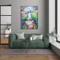 Miniatyrbillede 3 af 6: Bomclap Diamantmaleri – DIY 5D Diamantmaleri, 30x40cm, Farverige papegøjer mellem blomster