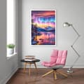 Miniatyrbild 5 av 7: Bomclap Diamond Painting – DIY 5D Diamantmålning, 30x40cm, Magiska Nordiska Ljus över Snöklädda Fjällen