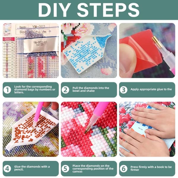 Bomclap timanttimaalaus – DIY 5D timanttimaalaus, 30x40cm, värikäs kissan puoli