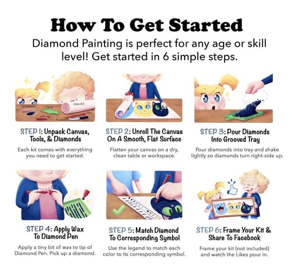 Bomclap Diamond Painting – DIY 5D Diamantmålning, 30x40cm, Färgstark Löwe