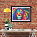 Miniatyrbild 2 av 5: Bomclap Diamond Painting – DIY 5D Diamantmålning, 30x40cm, Färgstark Löwe