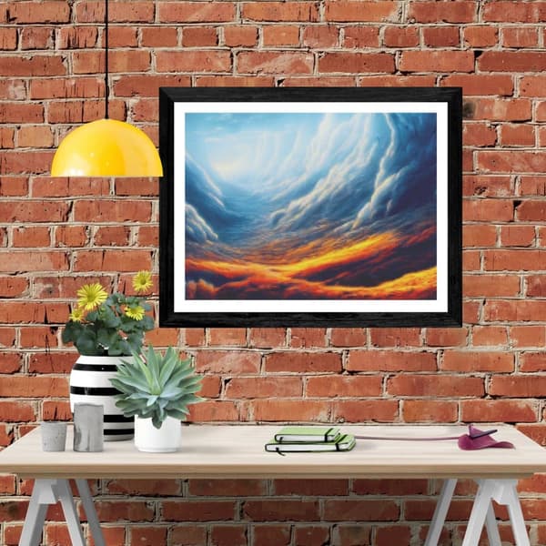 Bomclap timanttimaalaus – DIY 5D timanttimaalaus, 30x40cm, salaperäinen ja dramaattinen vuoristolaakso