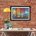 Miniatyrbillede 2 af 5: Bomclap Diamond Painting – DIY 5D Diamond Painting, 30x40cm, Farverigt glasmaleri Seriøst: Seasons