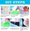 Miniatyrbillede 5 af 5: Bomclap Sunflower Cross Diamond Art Kit Voksne – Fuld Drill 5D DIY Diamond Dots! Perlekunst, Indretning af Hjemmeværelset