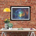 Miniatyrbild 2 av 5: Bomclap Diamond Painting – DIY 5D Diamantmålning, 30x40cm, Magisk Snöklädd Skog under Stjärnklotets Glans