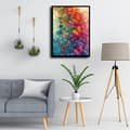 Pikkukuva 1 / 7: Bomclap timanttimaalaus – DIY 5D timanttimaalaus, 30x40cm, värikäs kukkafantasia tanssivilla perhosilla