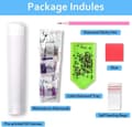 Miniatyrbillede 6 af 7: Bomclap Diamond Art Kit for Voksne - 5D Farverige Skaller og Stjerneskud, DIY Full Drill Kit for Begyndere. Premium Gem Dots, Hjemmevægdecor