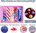 Miniatyrbild 5 av 6: Bomclap Diamantkonst Kit för Vuxna – 5Dväxter, DIY Full Drill! Premium Gem Dots, Hemväggdekoration & Gåva
