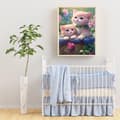 Miniatyrbild 6 av 8: Bomclap Katter Diamantkonst Kit Vuxna – Blommor DIY 5D Diamantart. Diamantmålning, Dekoration med Diamanter för Hemvägg (30x40cm)