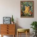 Miniatyrbild 5 av 6: Bomclap Katt Diamantkonst Nybörjare - 5D Full Drill 30x40 cm DIY Hemslöjdskit Kattdesign Väggdekoration