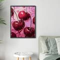 Pikkukuva 4 / 7: Bomclap Cherry Diamond Art Aloittelija - 5D Full Drill Fruit Design 30x40 cm Kesäaiheiset käsityöt