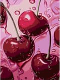 Pikkukuva 1 / 7: Bomclap Cherry Diamond Art Aloittelija - 5D Full Drill Fruit Design 30x40 cm Kesäaiheiset käsityöt