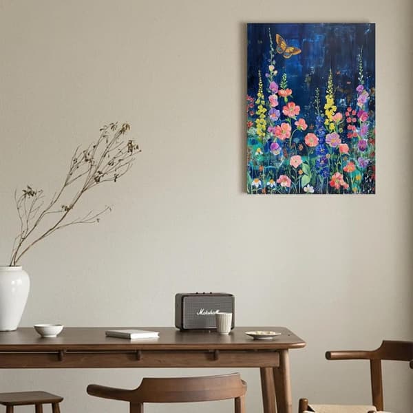 Bomclap Kukka Timanttitaide Aloittelija - 5D Full Drill Puutarhateema 30x40 cm DIY-käsityösarja