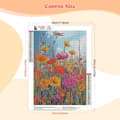 Miniatyrbillede 2 af 7: Bomclap Flowers Diamond Art Kit Voksne – 5D Full Drill Diamond Dots! DIY diamantmaleri kit til begyndere, perlekunst hjem vægdekoration