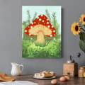 Pikkukuva 8 / 9: Bomclap Mushroom Diamond Art 30x40 cm | Täysi pyöreä poranterä 5D-maalaus | Helmisarjat aloittelijoille ja kotiin