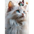 Miniatyrbillede 1 af 7: Bomclap Cats 5D DIY Diamond Art Kit Voksne – Roser med fuldt værktøj! Runde diamanter, Hjem vægdekoration
