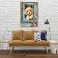 Miniatyrbild 5 av 7: Bomclap Hund Diamantmålningskit - 5D Full Drill DIY Presentidé, 30x40 cm Konstverk