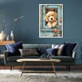 Miniatyrbild 6 av 7: Bomclap Hund Diamantmålningskit - 5D Full Drill DIY Presentidé, 30x40 cm Konstverk