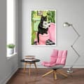 Miniatyrbild 4 av 7: Bomclap Svart Katt Diamantkonst - 5D Full Drill Festlig Väggdekoration 30x40 cm