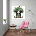 Miniatyrbillede 4 af 6: Bomclap Santa 5D Diamond Art - DIY Fuld Drill Hjemmeindretning for begyndere, 35x35 cm