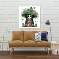 Miniatyrbillede 5 af 6: Bomclap Santa 5D Diamond Art - DIY Fuld Drill Hjemmeindretning for begyndere, 35x35 cm