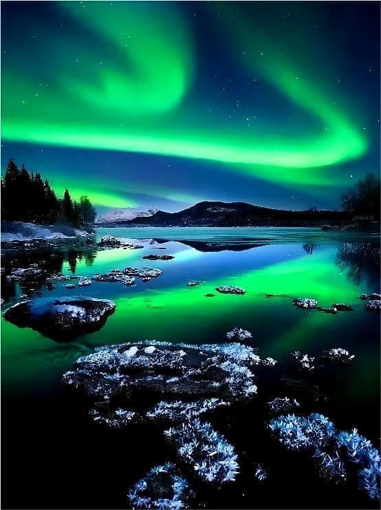 Bomclap maisematimanttimaalaussarja aikuisille, 5D-tee-se-itse-timanttitaidesarjat maisemat, Aurora-timanttipisteet, Northern Light Gem -maalaussarja