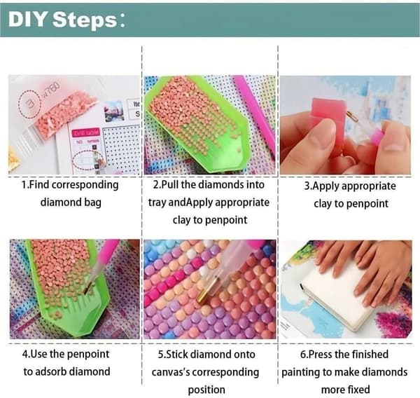 Bomclap Kuu Diamantti maalaus – Kukat Diamanttiaset Aikuille! 5D DIY Maisema Diamond Dots, Gem Art Kuun maisema, Koti & Työhuone Seinäkoriste