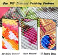 Miniatyrbillede 6 af 7: Bomclap Klatring Bedstemor Diamant Kunst - 5D Fuld Drill Humoristisk Design, 35x35 cm