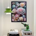 Miniatyrbild 3 av 6: Bomclap Rosor Diamantmålning Kit – 5D Blomster Diamantkonst Kit Vuxna! DIY Floral Gem Diamantmålning, Gåva & Dekoration