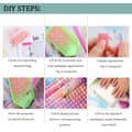 Miniatyrbild 6 av 6: Bomclap Blomster Diamantmålning Kit – 5D DIY Blomster Diamantkonst Kit för Vuxna Nybörjare, Gem Floral Diamantmålning Kit för Gåva & Dekoration