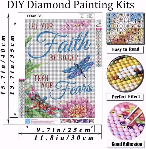 Bomclap Dragonfly Diamond Art - 5D Full Drill luonnon inspiroimaa taidetta, 30x40 cm