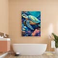 Pikkukuva 3 / 7: Bomclap Sea Turtle Diamond Art - 5D Full Drill Marine Design, 30x40 cm