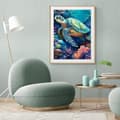 Pikkukuva 2 / 7: Bomclap Sea Turtle Diamond Art - 5D Full Drill Marine Design, 30x40 cm