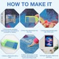 Pikkukuva 6 / 7: Bomclap 5D Diamond Art Kit Aikuiset – DIY värikäs kuutamo-timanttimaalaus! Täysi porakristallitaidesarja, kodin seinäkoristelu ja lahja