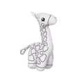 Miniatyrbild 2 av 3: Gosedjur att färga Pincello ST448 Vit Svart Tyg 17 x 22 x 9 cm Giraff (8 antal)