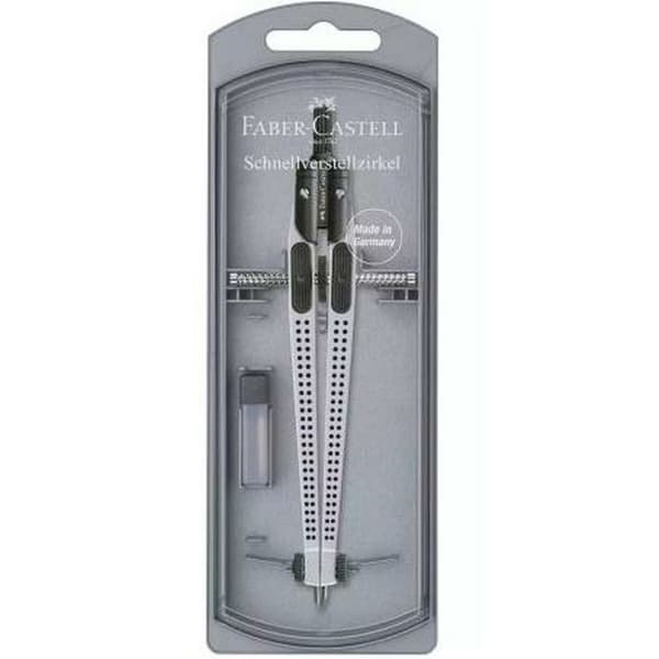 Kompass Faber-Castell Silvrig ledad (5 antal)