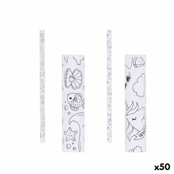 Presentpapper Pincello 80GR - COLOREAR Vit 70 x 150 cm (50 antal)