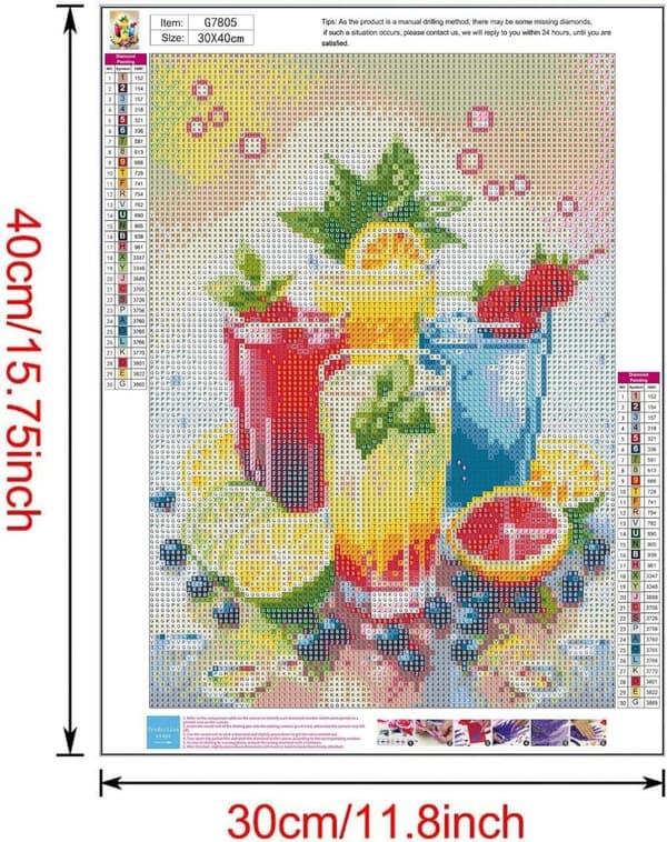 bomclap sommer diamant kunst sæt 5d DIY drink maleri fuld runde boremaskiner diamant perler ferie gave vægdekoration 30x40 cm