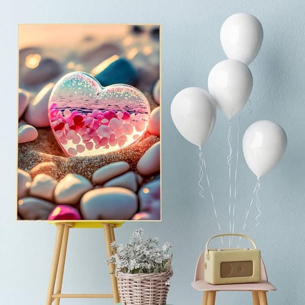 bomclap strand kors diamant maleri 5d DIY fuld bore kunst boligindretning indgang væg diamant perler kunst og håndværk 30x40 cm