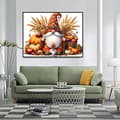 Miniatyrbillede 3 af 7: Bomclap Have Santa Diamond Art 40x30 cm Efterårsmotiv 5D Fuld Runde Boremaskiner DIY Vægdekoration